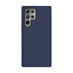 Triangle Shockproof Case With Anti Slip Grains for Samsung Galaxy S21 Ultra – Navy Blue